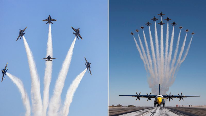 The Thrilling Skydance of the Blue Angels