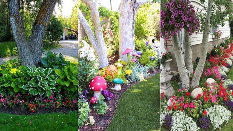 Amazing 30+ flowers under tree ideas for this spring ‎