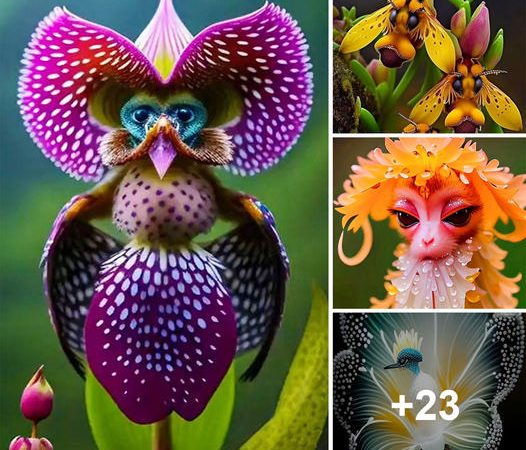 The Enchanting Beauty Of Flowers Resembling The Elegance Of Bird-Like Petals