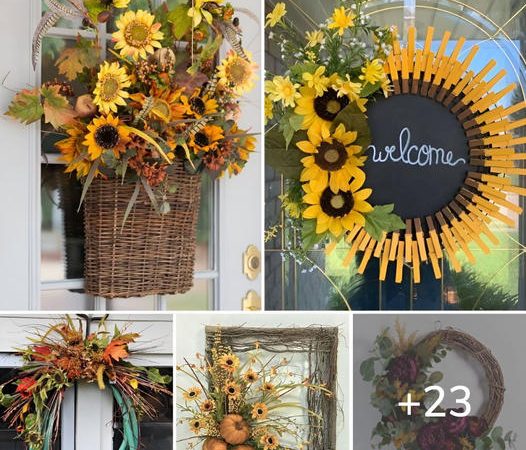 23 Easy-to-make Fall Wreath Ideas