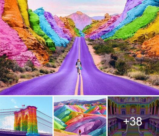 Captivating Rainbow Masterpieces: Exploring the Artistry of NY’s Ramzy Masri