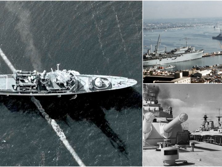 Mk48 Torpedo Maneuvers Beneath USS BRIDGET (DE-1024) During 1972 Exercise